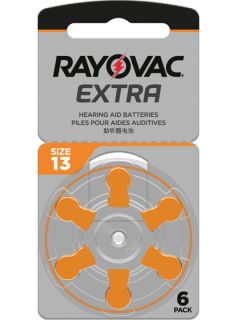 6 Батерии за слухов апарат 13 Extra Advance - Rayovac