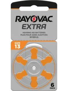 6 Батерии за слухов апарат 13 Extra Advance - Rayovac