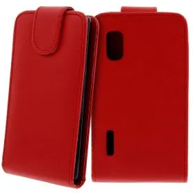 FLIP калъф за LG E610 Optimus L5 Red