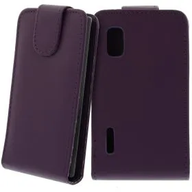 FLIP калъф за LG E610 Optimus L5 Purple